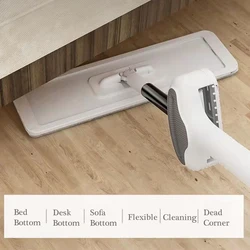Self Wringing Flat Mop Squeeze Floor Mop 360 Hand-Free Microfiber Floor Mop 3 Microfiber Washable Pads Hardwood Floor and Window