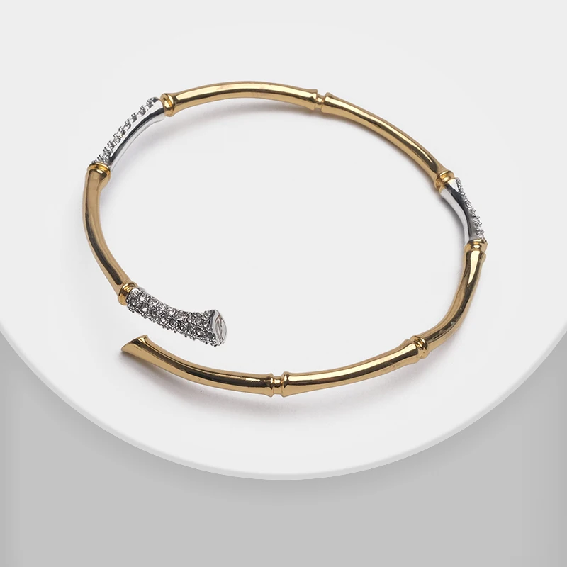 

Bamboo knot design retro elegant bangle