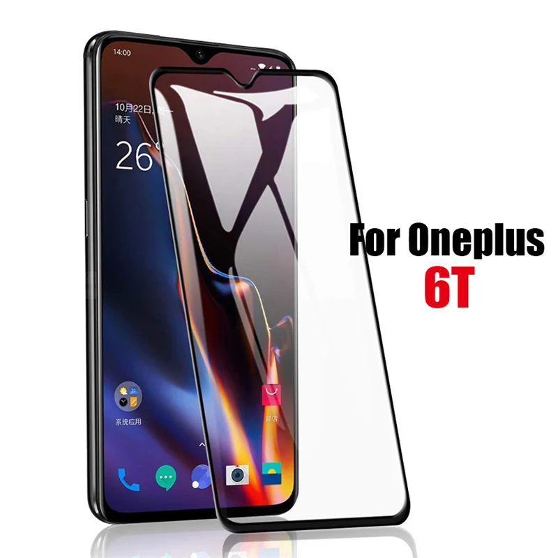 Для Oneplus 6 T стекло для экрана телефона закаленное защита искусственное One Plus t