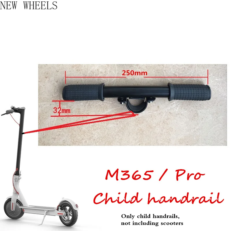 Scooter Child Armrest Electric Scooter Child Kids Armrest Handrail Light para M365 Scooter Handrail Accesorios