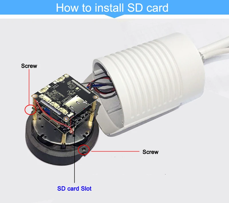 Hi3516C Три Массива инфракрасных светодиодов 5MP/3MP водонепроницаемый IP66 H.265+ 25fps POE 128G SD аудио камера IP камера видеонаблюдения