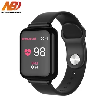 

2020 B57 HeroBand Smartwatch Waterproof Sports For Android iPhone Heart Rate Monitor Blood Pressure Function pk w34 iwo 8