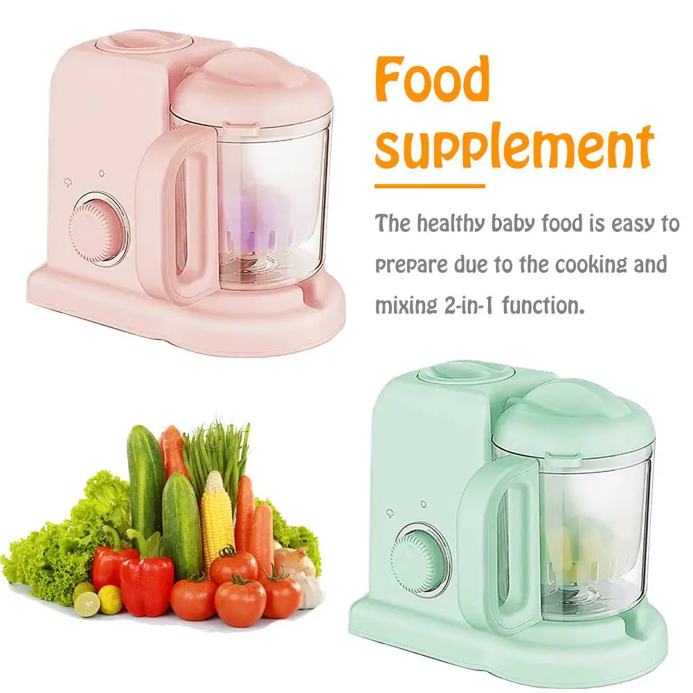 

5-in-1 Baby Food Maker Processor with Steam Cooker Blender Defroster Heating Disinfection Multi-functional Food Processor