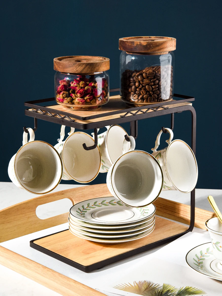 

Подставка для хранения кружек в нордическом стиле