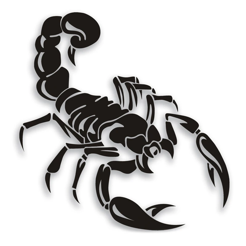 

DAWASARU Hot Funny Car Stickers for All Car 3D Cute Scorpion Motorcycle Car Stickers and Decals Car Styling Stickers 8cmx15cm