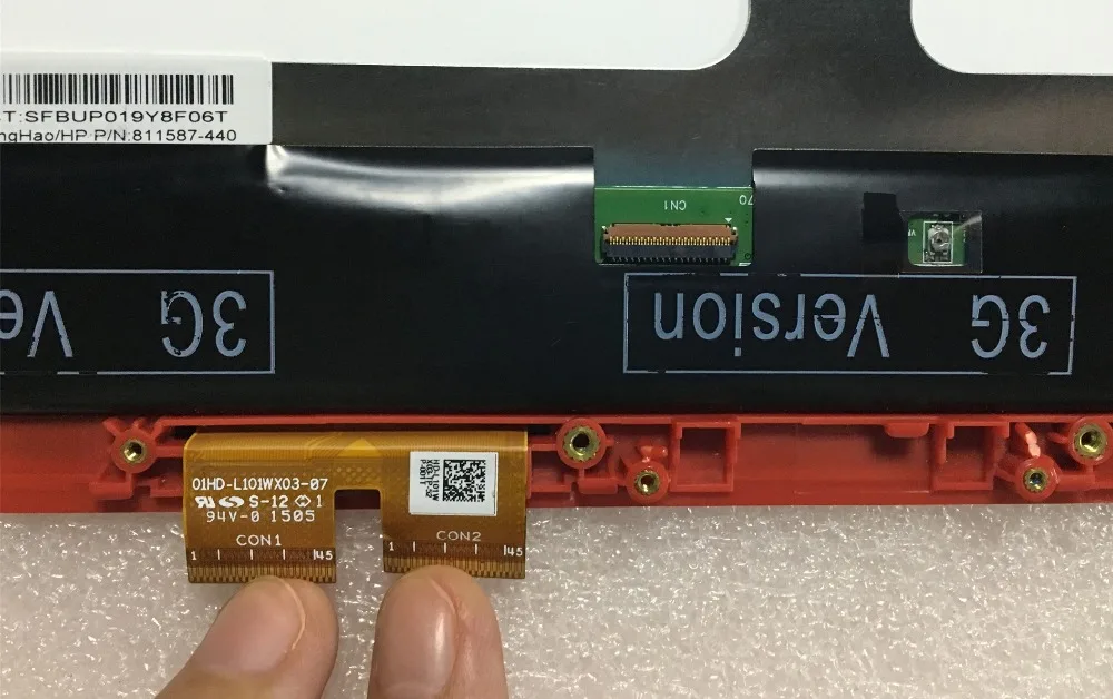 10,1 ''ЖК-светодиодная установка для HP Pavilion X2 10-J 10-K 10N-200nf 01HD-L101WX03-07 ЖК-экран TV101WXM-NP0 A-с небольшими царапинами