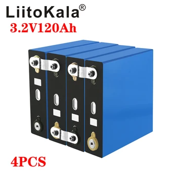 

4PCS LiitoKala 3.2v 120ah lifepo4 12v 24v 36v 48v deep cycle package ldp lithium cell lithium iron phosphate
