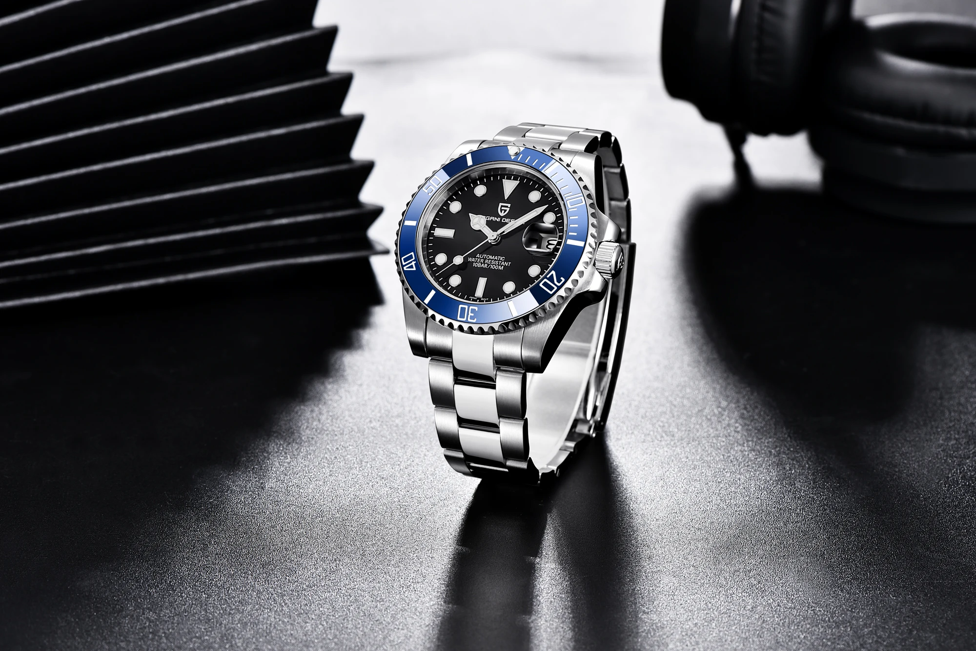 2021 PAGANI DESIGN New luxury Automatic Mechanical Watch Men's Stainless Steel Waterproof Precision Watch NH35 relogio masculino