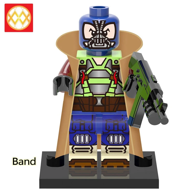 DC super heroes bad guy character Killer croc Bane scarrow Joker harry queen Sinestro Deathstroke строительные блоки детские игрушки - Цвет: XH296