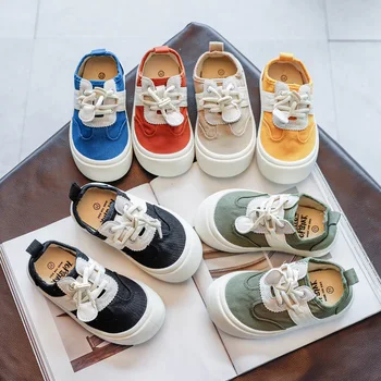 

2020 Autumn Baby Girls Boys Canvas Shoes Soft Bottom Comfortable Children's Casual Shoes Outdoor Kids Sports Shoes Sneakers
