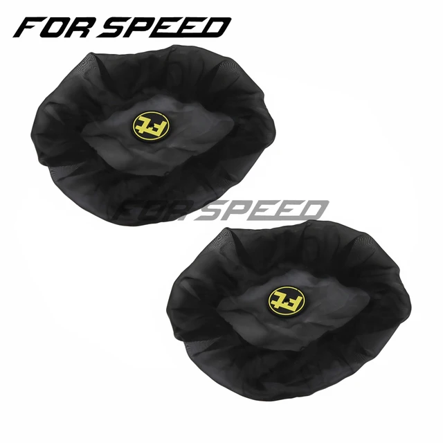 Air Filter Dustproof Sand Cover Motorcycle Engine Cleaning Protection For KAWASAKI SUZUKI YAMAHA HONDA 2 PCS Black