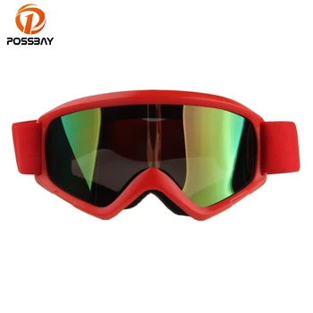 

POSSBAY Multicolor Lens Unisex Skiing Snowboard Goggles UV Protection Windproof Dustproof Motocross Dirt Bike Cycling Glasses
