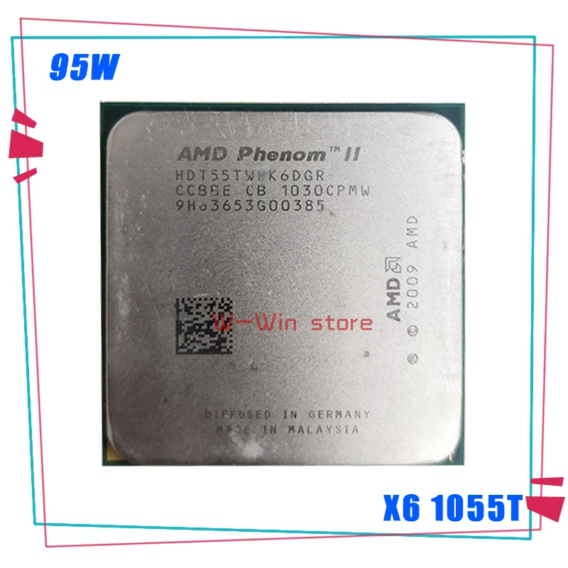 Amd Phenom Ii X6 1055t X6-1055t 2.8g 95w Six-core Cpu Processor ...