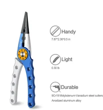 Multifunction Fishing Tools Accessories for Goods Tackle Pliers Knot Alloy Scissors Hook Remover 150G 20Cm Fishing Equipment