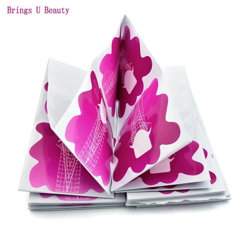 Self-Adhesive Nail Form Stickers for Nail Tips Extension