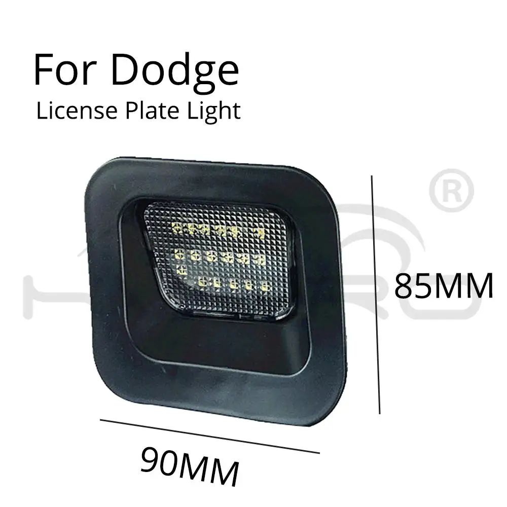 2 шт. светодиодный светильник для номерного знака автомобиля s для Dodge ram 1500 2500 3500 2003- Авто белый светильник для номерного знака