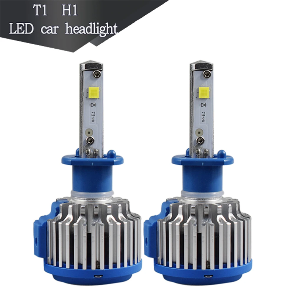 LED Headlights 2PCS T1 H1 H3 H4 H7 H11 H13 9004 9005 9006 9007 881 Car Auto Fog Lamp 35W 3500LM Automobile Bulb White 6000K