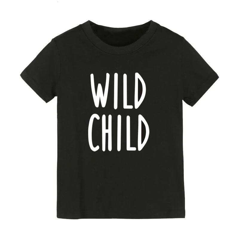 Juniors Medium 7/9 Korte mouwen Wild Child T-shirt Kleding Meisjeskleding Tops & T-shirts T-shirts T-shirts met print 