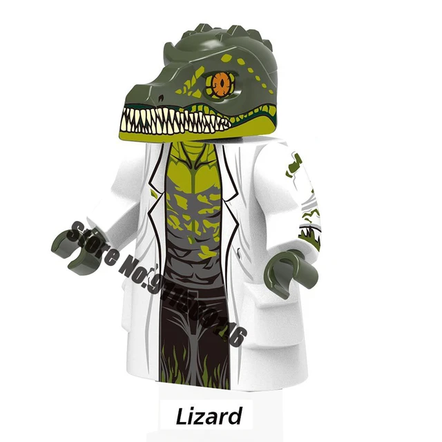 Disney Superheroes Spider-Gwen Mysterio Miles Morales Spiderman Building Blocks Doctor Octopus Lizard Action Figures Kids Toys I-X1345