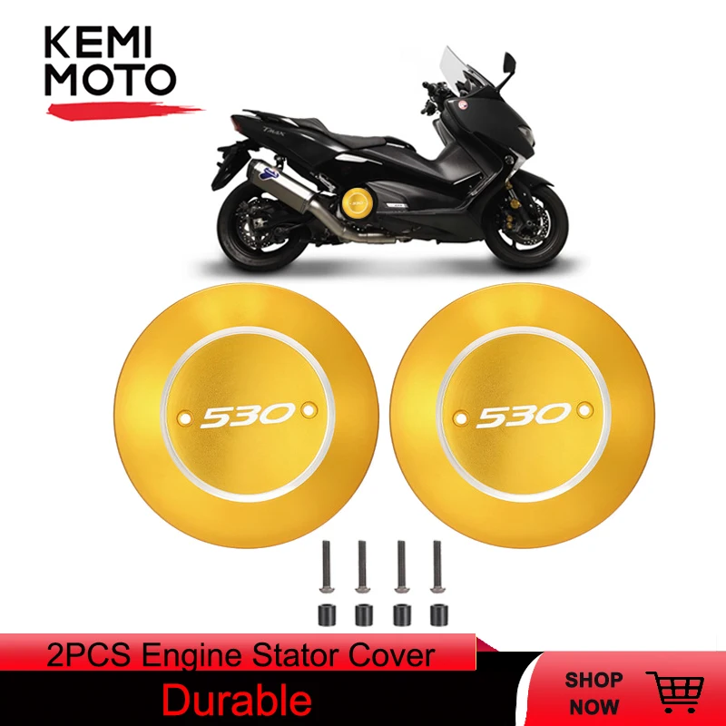 CNC For Yamaha T-Max TMAX 530 2012-2016 Frame Hole Engine Left Cover Transparent