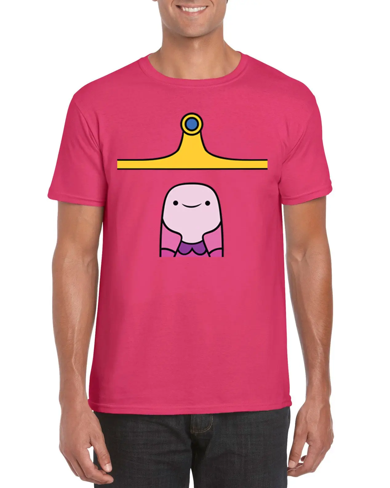 Princess Bubblegum Adventure Time Cartoon Inspired T Shirt S 2XL Adults
