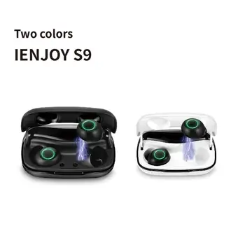 

Ienjoy S9 TWS Fingerprint Touch Bluetooth Earphones, HD Stereo Wireless Headphones,Noise Cancelling Gaming Headset