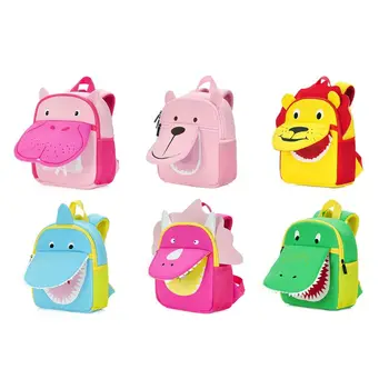 

Girls Kids Animal Backpack with Open Mouth Schoolbag Bookbags Student Daypack
