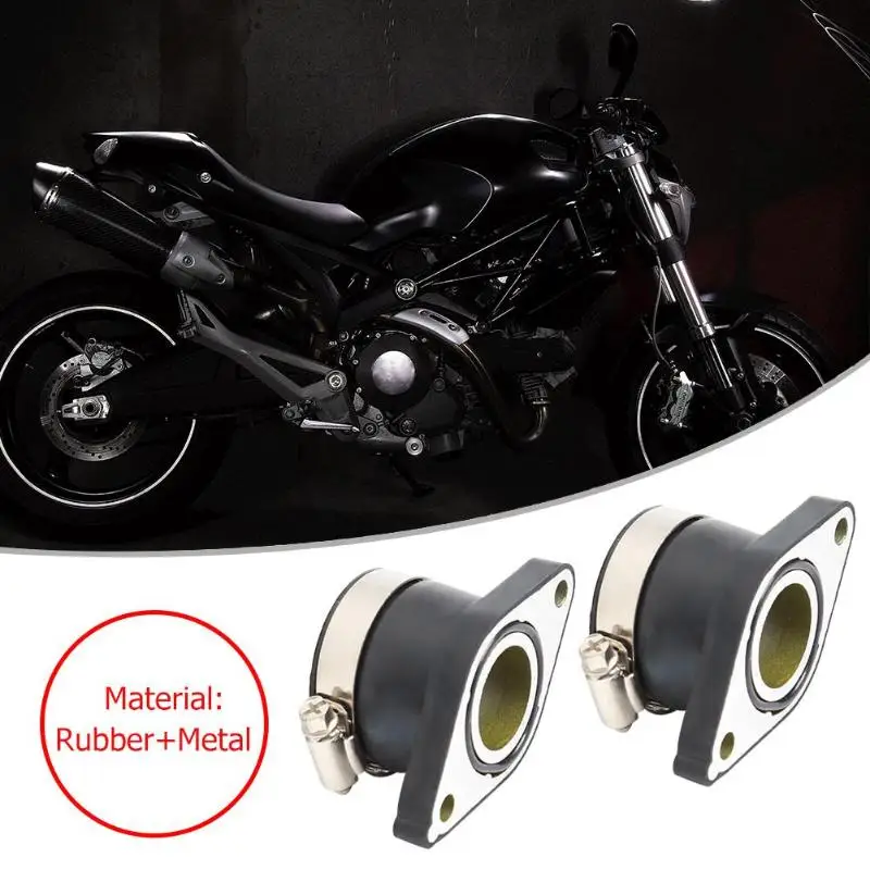 МОТОЦИКЛ КАРБЮРАТОР впускное соединение коллектора загрузки клей для Yamaha XT350 TT350 XT600 черный 42U-13596-01-00/55V-13586-01-00