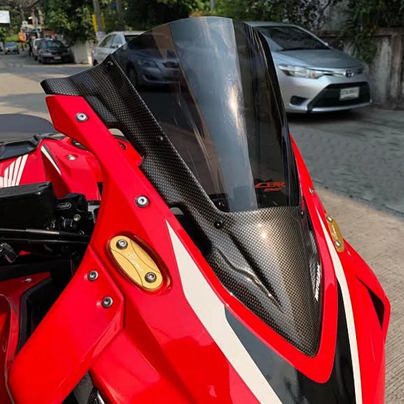 Для HONDA CBR650R CBR 650R CBR-650R Мотоцикл углеродного волокна ветер экран протектор ветровое стекло