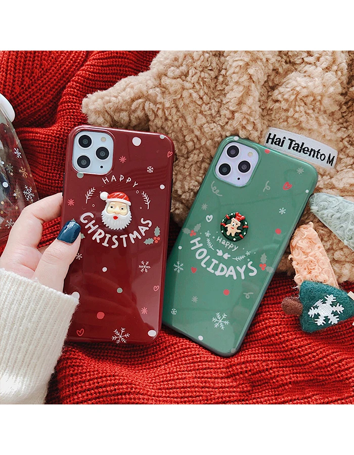 GlamPhone чехол Рождественский лось чехол для телефона для iPhone11Pro/Max X XS Max XR Мягкий силиконовый чехол для iPhone11 7 8 6 6s Plus чехол