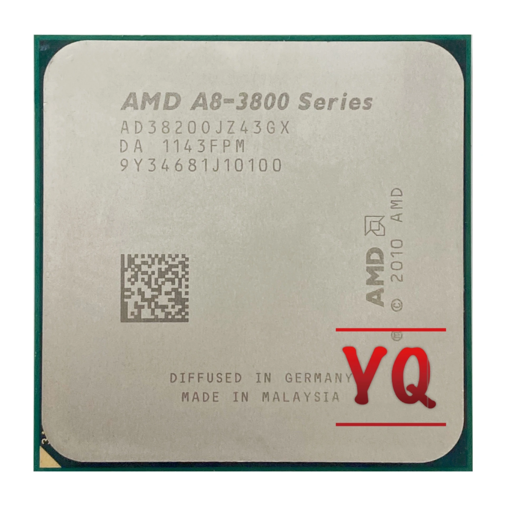 AMD A8-Series A8-3820 2.5 A8 3820 GHz Quad-Core CPU Processor AD3820OJZ43GX Socket FM1 cpu gaming