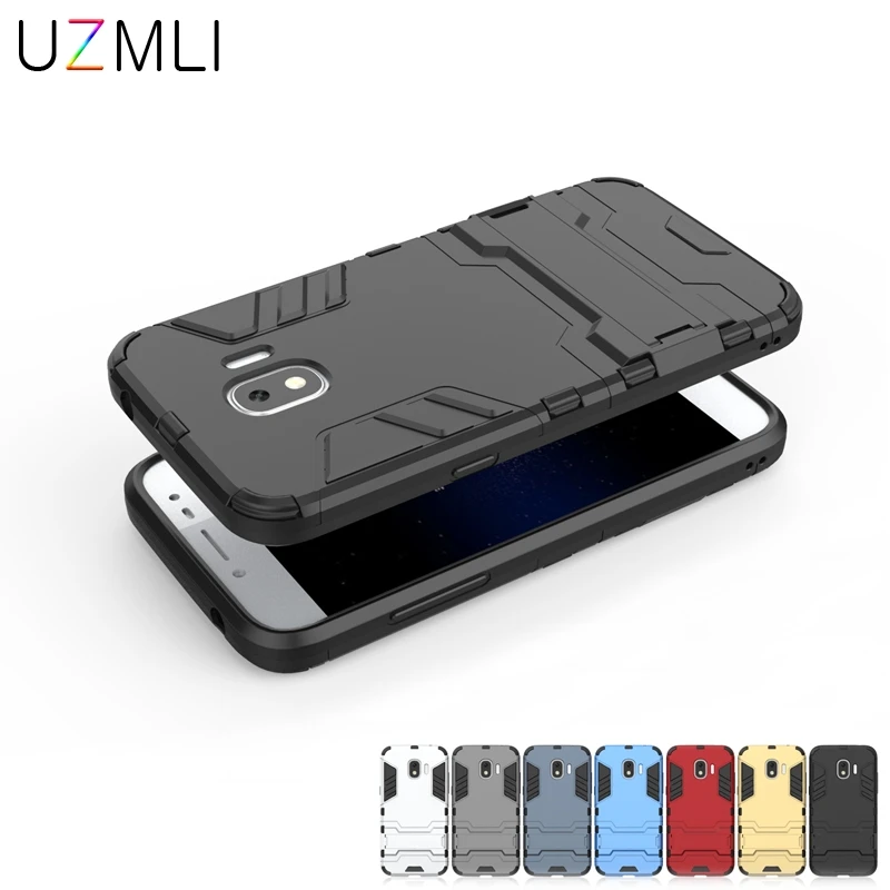 

For Samsung Galaxy J8 2018 J7 DUO J6 J4 Plus Prime 2017 J5 J3 J2 Pro CORE 3D Cool Armor Hybrid Shockproof Hard Stand Cover Case