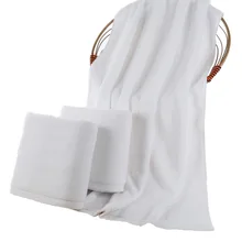 Банное полотенце для отеля Чистый хлопок белый пятизвездочный отель банный центр педикюр полотенце для салона красоты банное полотенце пол полотенце