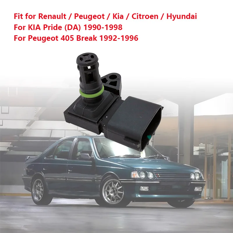 5WK96841 2045431 4Bar (4 бар) Датчик давления впускного воздуха для Renault Peugeot 405 Kia Pride Hyundai