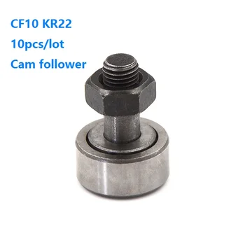 

10pcs/lot CF10 KR22 Cam follower Stud type track rollers Needle Roller Bearings