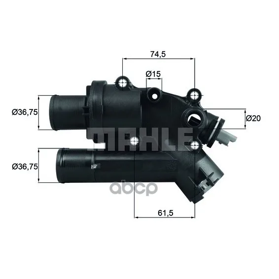 Термостат Peugeot 407/ Ford Mondeo/ Land Rover Feelander 2.0d/2.2d 06- Mahle/Knecht Th4683 Mahle/Knecht арт. TH4683