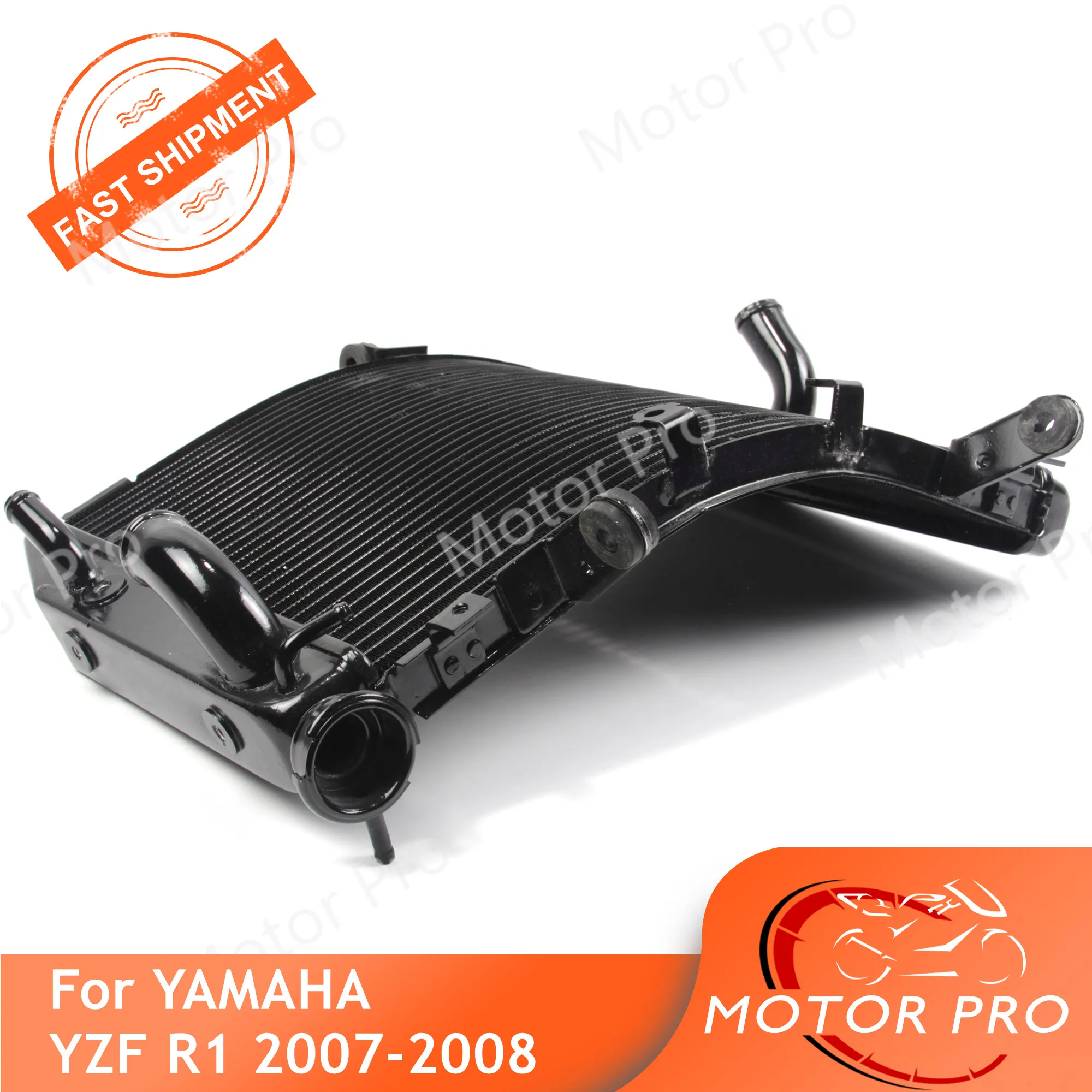 Motorcycle Radiator For Yamaha Yzf R1 2007 2008 Engine Water Cooling Cooler Aluminum Replacement