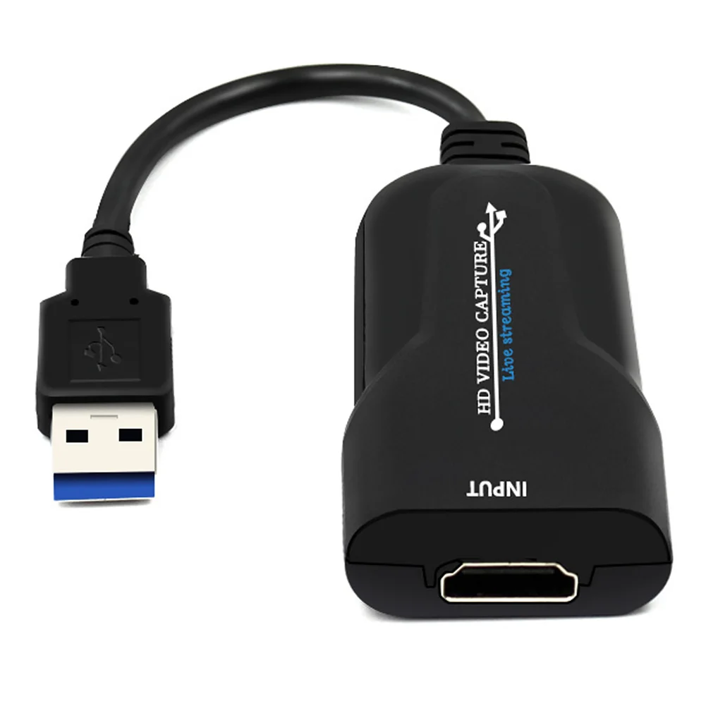 UVC USB к HDMI домашний офис портативный пластиковый адаптер 1080P 60fps Plug And Play видео