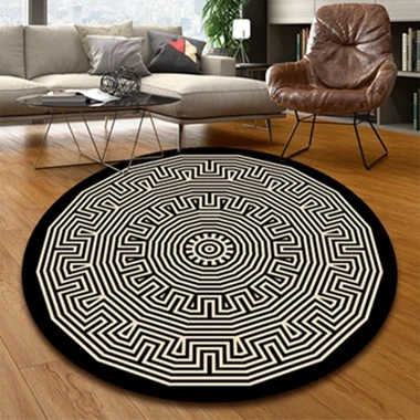 Carpet3 Винтажные классические геометрические круглые ковры для гостиной, спальни, богемные цветы Tapete, журнальный столик, ковер, нежный Коврик для пола - Цвет: Carpet3