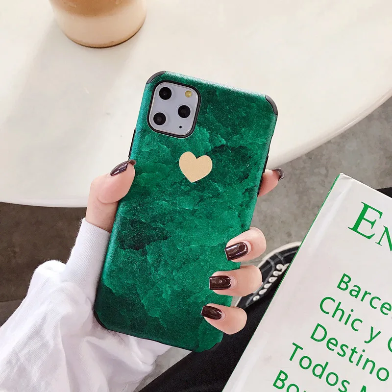Мягкая каменная текстура «любящее сердце» Чехлы для huawei P30Lite P20 Коврики 20 30 Pro Honor 8X9X10 20Pro V20 20i Nova 3 3i 4 чехлы для айфонов 5 5iPro - Цвет: 1