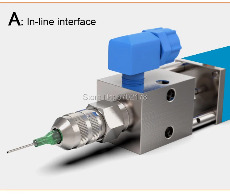 pneumático uv glue dispenser válvula de distribuição de dedal de precisão