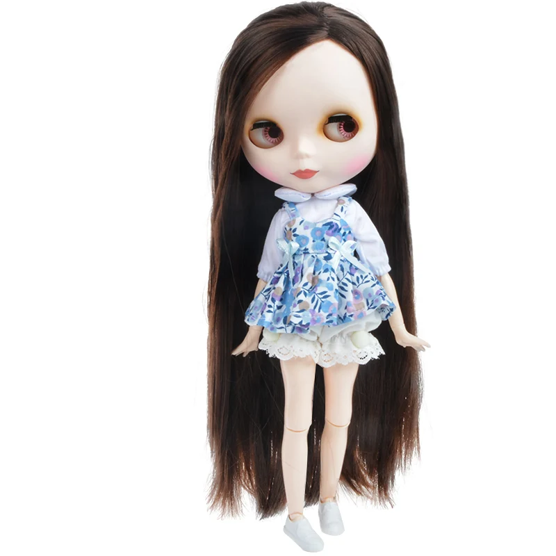 Blyth кукла Blyth матовое лицо матовая белая кожа 1/6 BJD шарнирная кукла пользовательские куклы для девочек подарок для коллекции кукол