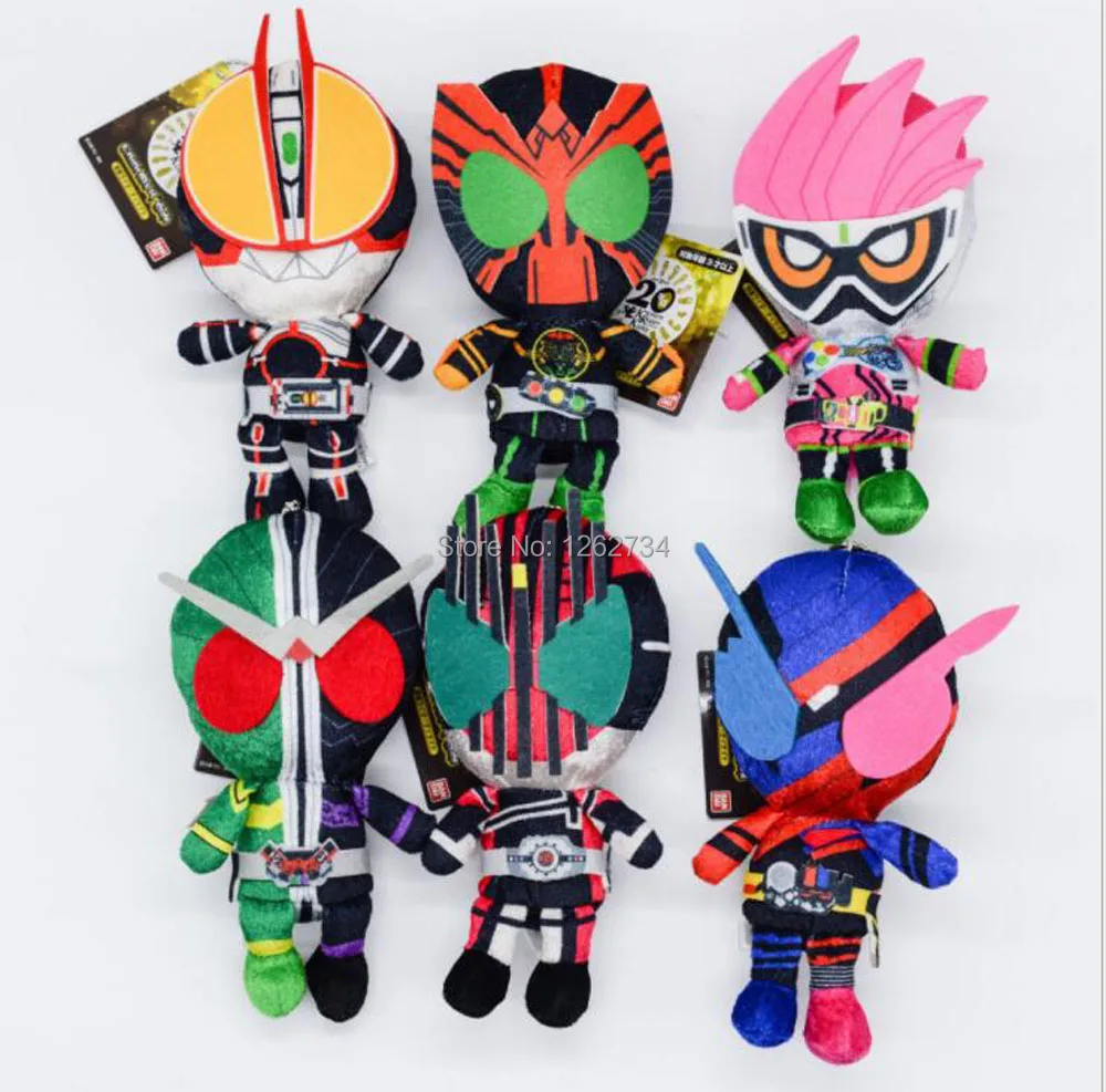 

6 Styles Masked Rider/Kamen Rider 15CM Plush Doll Soft Best Gifts For Baby TYQQ