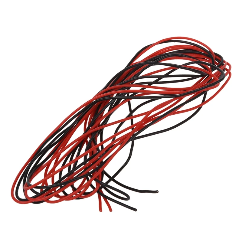 GYTB 2x 3M 20 Gauge& 2x 3M 22 Gauge AWG Silicone Rubber Wire Cable Red Black Flexible