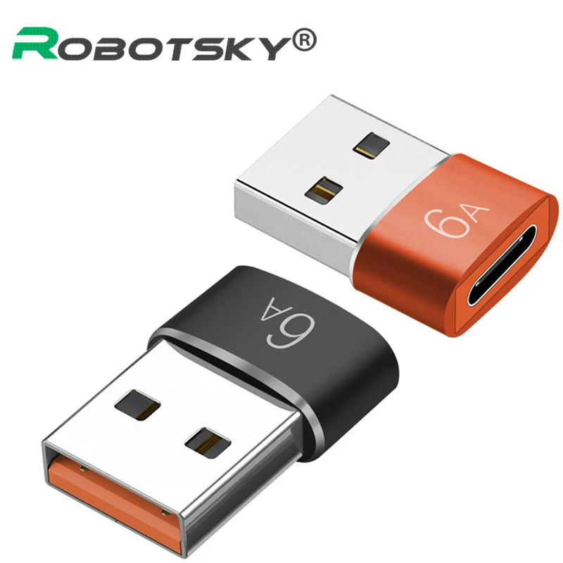 Адаптер OTG с портом USB Type-C на 3 0 6 А | Мобильные телефоны и аксессуары