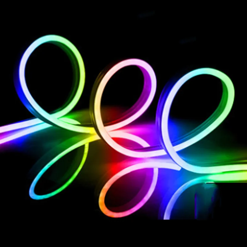 

RGB Led Strip Light Neon Light 220V SMD 5050 Waterproof Flexible Fairy Lighting with Power Plug