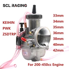Alconstar – carburateur Keihin PWK 33 34 35 36 38 40 42mm, pour moteur 2T 4T universel, pour Scooter, Quad, nouveau 