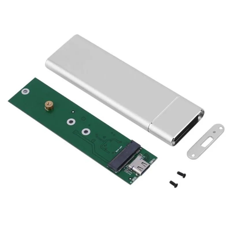 Сплав портативный USB3.1 к M.2 NVME SSD коробка NGFF PCI протокол типа C жесткий диск коробка
