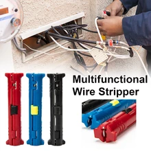 

Cable Stripping Tool Heavy Duty Wire Stripper Cable Stripper Coaxial Cable Stripper for Coax, Network, and Telephone Cables