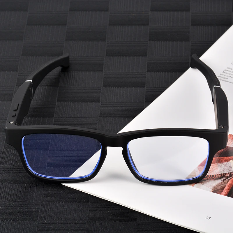 

T1 Flat Glasses Wireless Bluetooth Headset 5.0 Binaural Mini Call Mobile Phone Universal Smart Glasses